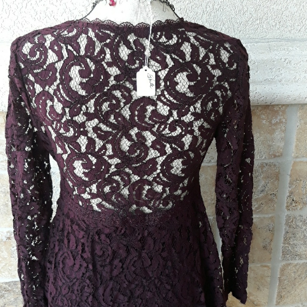 Urban Outfitters KIMICHI BLUE baby doll lace dress - Picture 4 of 7